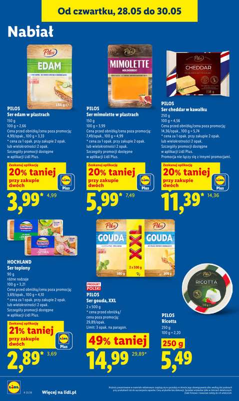 Lidl - gazetka promocyjna Oferta od czwartku od czwartku 28.05 do soboty 30.05 - strona 50