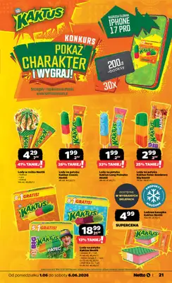 Netto - gazetka promocyjna Gazetka Spożywcza od poniedziałku 01.06 do soboty 06.06 - strona 21