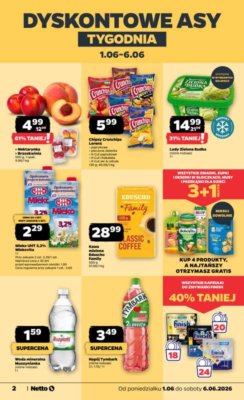 Netto - gazetka promocyjna Gazetka Spożywcza od poniedziałku 01.06 do soboty 06.06 - strona 2