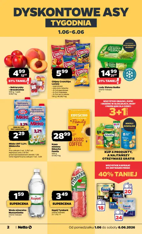 Netto - gazetka promocyjna Gazetka Spożywcza od poniedziałku 01.06 do soboty 06.06 - strona 2