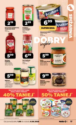 Netto - gazetka promocyjna Gazetka Spożywcza od poniedziałku 01.06 do soboty 06.06 - strona 17