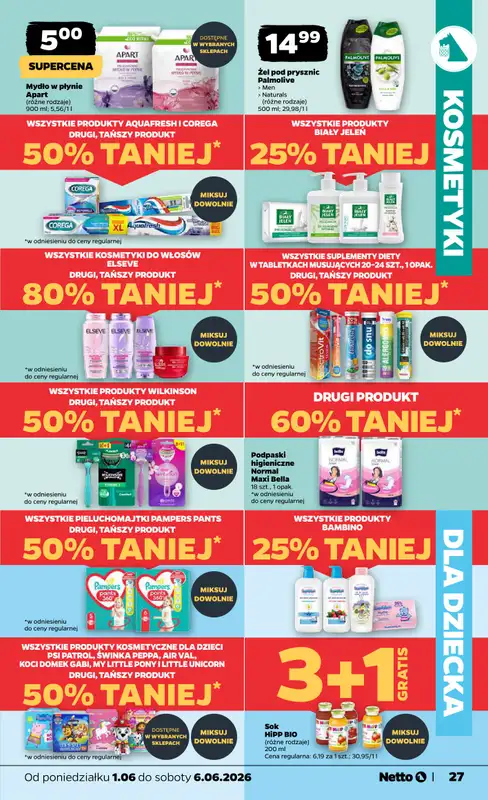 Netto - gazetka promocyjna Gazetka Spożywcza od poniedziałku 01.06 do soboty 06.06 - strona 27