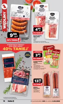 Netto - gazetka promocyjna Gazetka Spożywcza od poniedziałku 01.06 do soboty 06.06 - strona 10