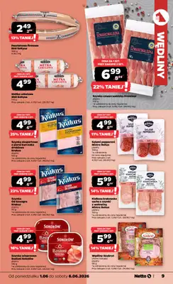 Netto - gazetka promocyjna Gazetka Spożywcza od poniedziałku 01.06 do soboty 06.06 - strona 9