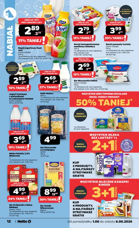 Netto - gazetka promocyjna Gazetka Spożywcza od poniedziałku 01.06 do soboty 06.06 - strona 12