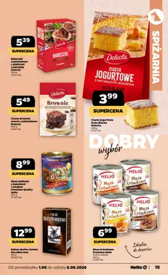Netto - gazetka promocyjna Gazetka Spożywcza od poniedziałku 01.06 do soboty 06.06 - strona 15