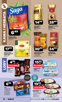 Netto - gazetka promocyjna Gazetka Spożywcza od poniedziałku 01.06 do soboty 06.06 - strona 22