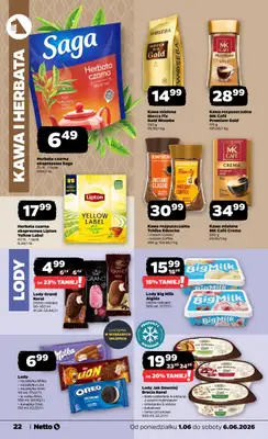 Netto - gazetka promocyjna Gazetka Spożywcza od poniedziałku 01.06 do soboty 06.06 - strona 22