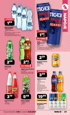 Netto - gazetka promocyjna Gazetka Spożywcza od poniedziałku 01.06 do soboty 06.06 - strona 23