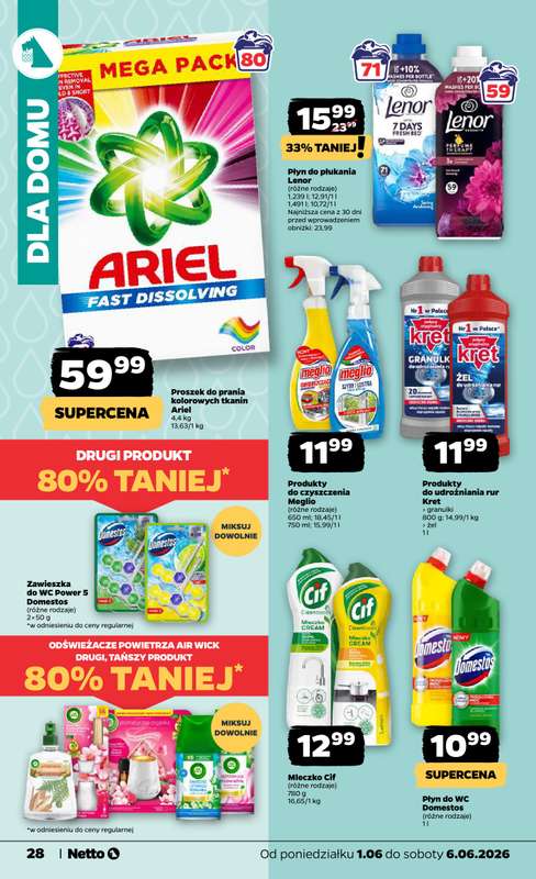 Netto - gazetka promocyjna Gazetka Spożywcza od poniedziałku 01.06 do soboty 06.06 - strona 28