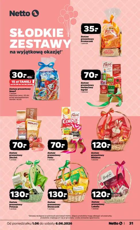 Netto - gazetka promocyjna Gazetka Spożywcza od poniedziałku 01.06 do soboty 06.06 - strona 31