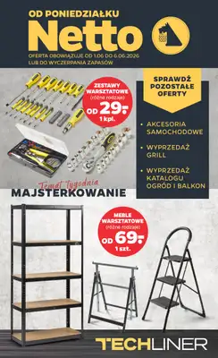 Netto - gazetka promocyjna Inspiracje Tygodnia Majsterkowanie  do soboty 06.06