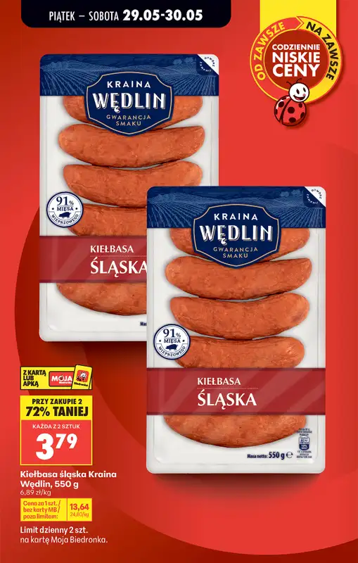 Biedronka - gazetka promocyjna Od piątku, Z ladą tradycyjną od piątku 29.05 do soboty 30.05 - strona 9