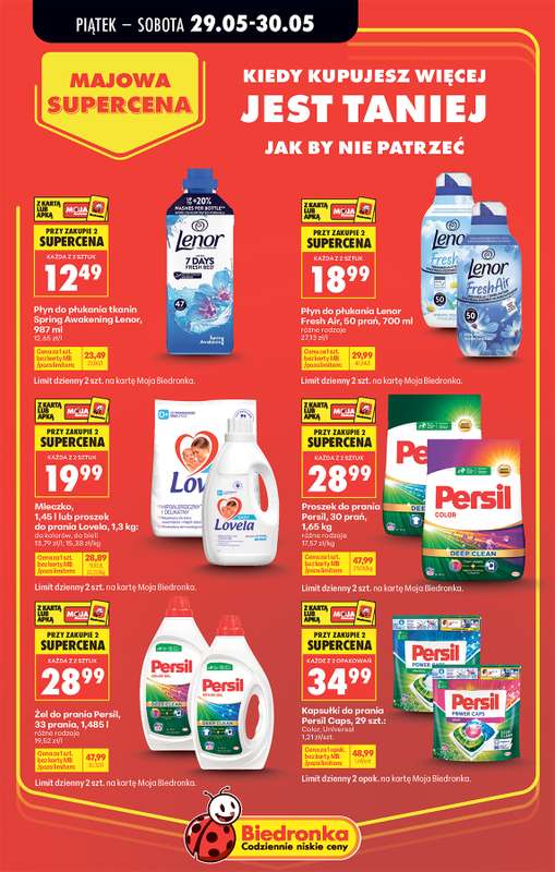 Biedronka - gazetka promocyjna Od piątku, Z ladą tradycyjną od piątku 29.05 do soboty 30.05 - strona 12