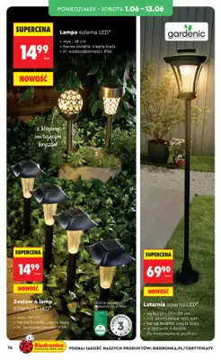 Biedronka - gazetka promocyjna Hity i inspiracje, od 30.05 od soboty 30.05 do środy 17.06 - strona 14