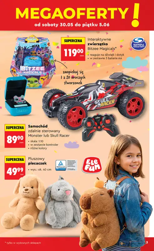 Biedronka - gazetka promocyjna Hity i inspiracje, od 30.05 od soboty 30.05 do środy 17.06 - strona 3