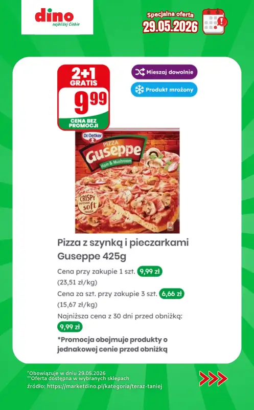 Dino - gazetka promocyjna Specjalna oferta na 29.05.2026 - promocje spoza gazetki od piątku 29.05 do piątku 29.05 - strona 3