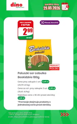 Dino - gazetka promocyjna Specjalna oferta na 29.05.2026 - promocje spoza gazetki od piątku 29.05 do piątku 29.05 - strona 2