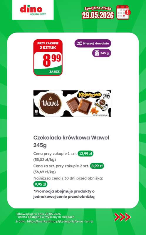 Dino - gazetka promocyjna Specjalna oferta na 29.05.2026 - promocje spoza gazetki od piątku 29.05 do piątku 29.05 - strona 10
