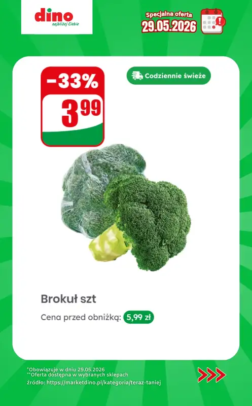 Dino - gazetka promocyjna Specjalna oferta na 29.05.2026 - promocje spoza gazetki od piątku 29.05 do piątku 29.05 - strona 6