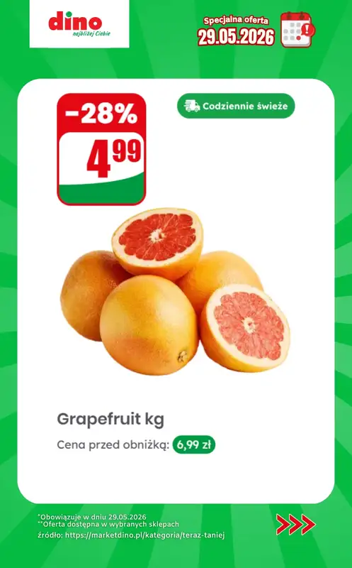 Dino - gazetka promocyjna Specjalna oferta na 29.05.2026 - promocje spoza gazetki od piątku 29.05 do piątku 29.05 - strona 5