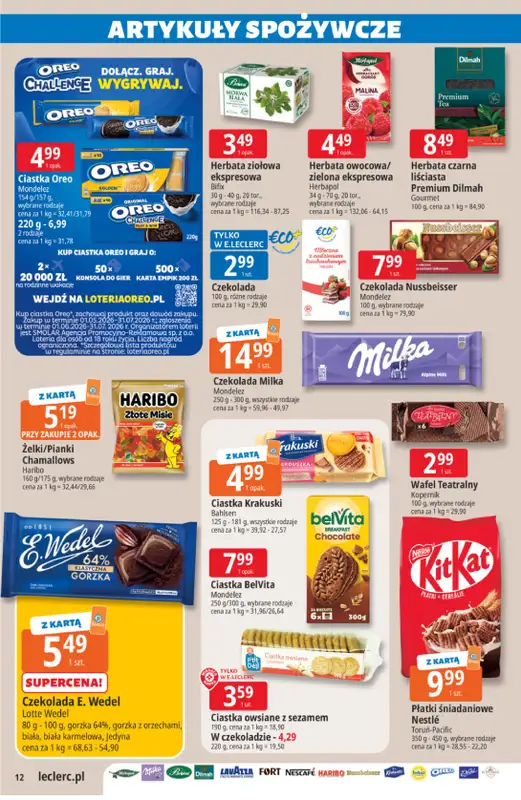 Leclerc - gazetka promocyjna Oferta E.Leclerc I Wybór w dobrej cenie od wtorku 02.06 do soboty 13.06 - strona 12