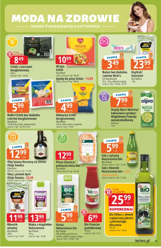 Leclerc - gazetka promocyjna Oferta E.Leclerc I Wybór w dobrej cenie od wtorku 02.06 do soboty 13.06 - strona 9