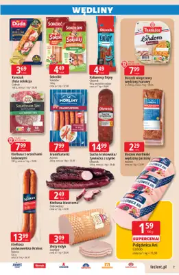 Leclerc - gazetka promocyjna Oferta E.Leclerc I Wybór w dobrej cenie od wtorku 02.06 do soboty 13.06 - strona 7