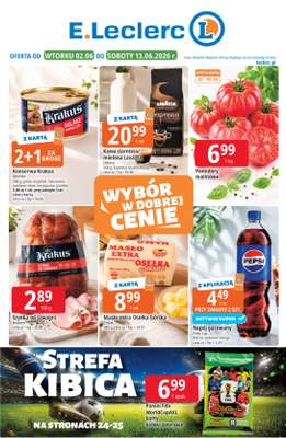 Leclerc - gazetka promocyjna Oferta E.Leclerc I Wybór w dobrej cenie od wtorku 02.06 do soboty 13.06