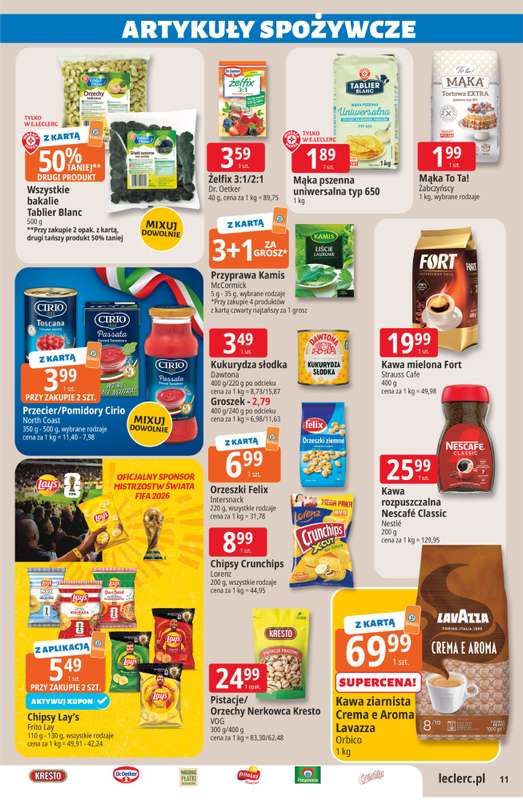 Leclerc - gazetka promocyjna Oferta E.Leclerc I Wybór w dobrej cenie od wtorku 02.06 do soboty 13.06 - strona 11