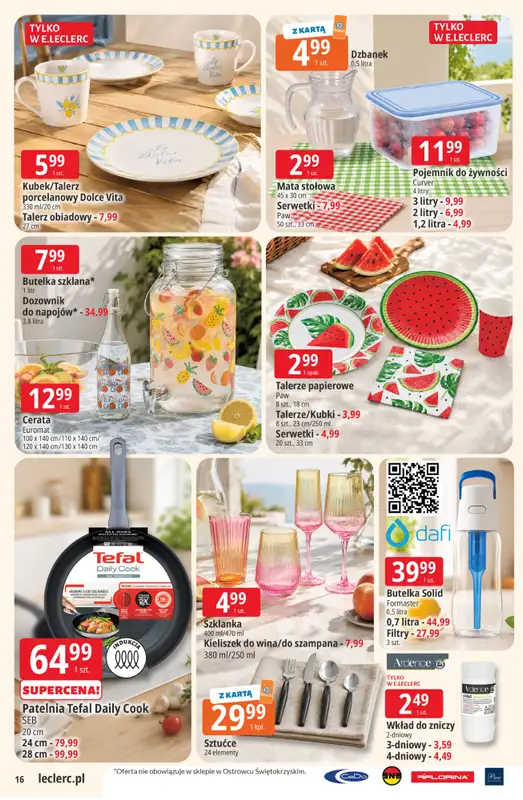 Leclerc - gazetka promocyjna Oferta E.Leclerc I Wybór w dobrej cenie od wtorku 02.06 do soboty 13.06 - strona 16