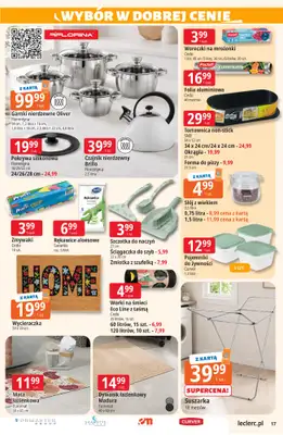 Leclerc - gazetka promocyjna Oferta E.Leclerc I Wybór w dobrej cenie od wtorku 02.06 do soboty 13.06 - strona 17