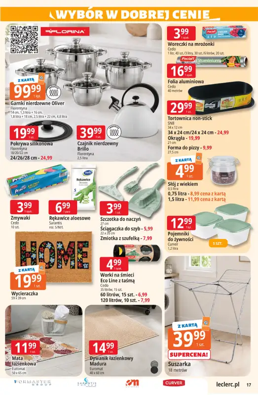 Leclerc - gazetka promocyjna Oferta E.Leclerc I Wybór w dobrej cenie od wtorku 02.06 do soboty 13.06 - strona 17