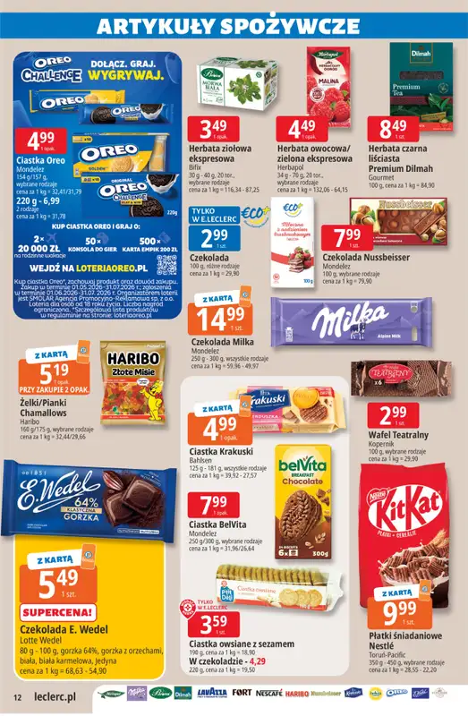 Leclerc - gazetka promocyjna Oferta E.Leclerc I Wybór w dobrej cenie od wtorku 02.06 do soboty 13.06 - strona 12