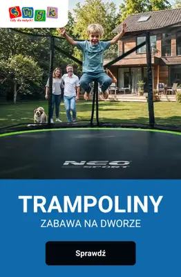 Smyk - gazetka promocyjna Trampoliny - zabawa na dworze! od piątku 29.05 do czwartku 04.06
