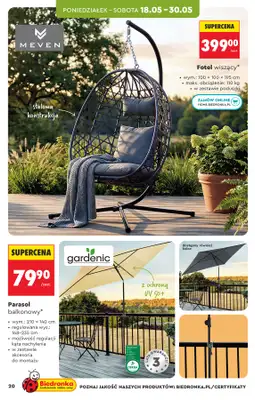 Biedronka - gazetka promocyjna Hity i inspiracje, od 16.05 od soboty 16.05 do środy 03.06 - strona 22