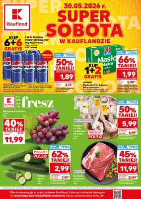Kaufland - gazetka promocyjna Oferta Kaufland - SUPER SOBOTA od soboty 30.05 do soboty 30.05