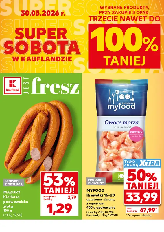 Kaufland - gazetka promocyjna Oferta Kaufland - SUPER SOBOTA od soboty 30.05 do soboty 30.05 - strona 2