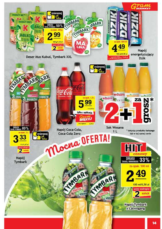 Gram Market - gazetka promocyjna Gazetka od środy 03.06 do wtorku 09.06 - strona 14