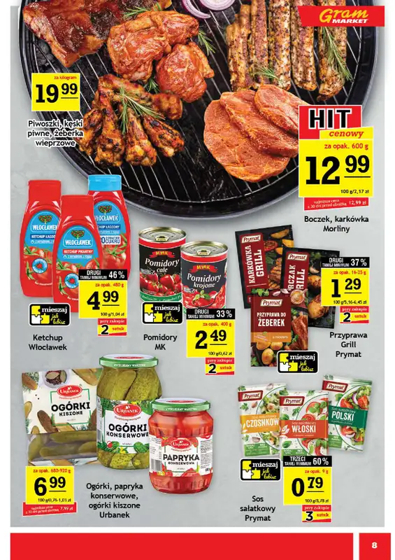 Gram Market - gazetka promocyjna Gazetka od środy 03.06 do wtorku 09.06 - strona 8