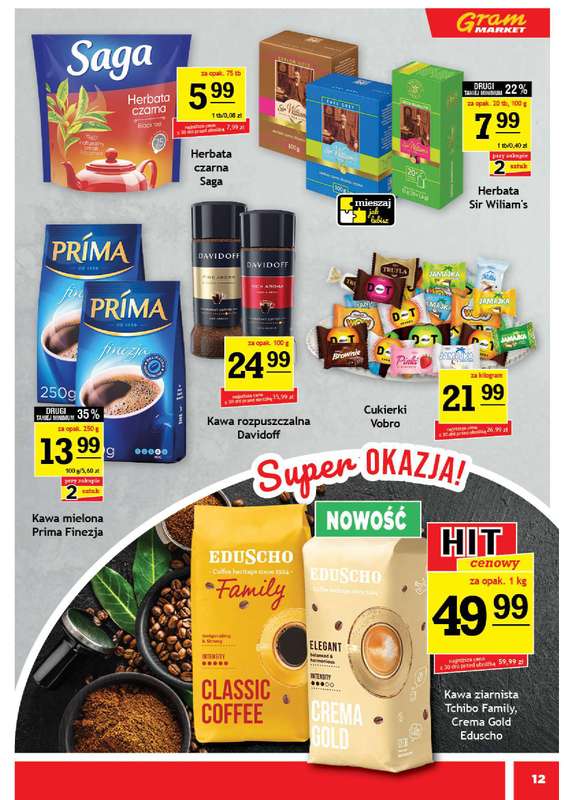 Gram Market - gazetka promocyjna Gazetka od środy 03.06 do wtorku 09.06 - strona 12