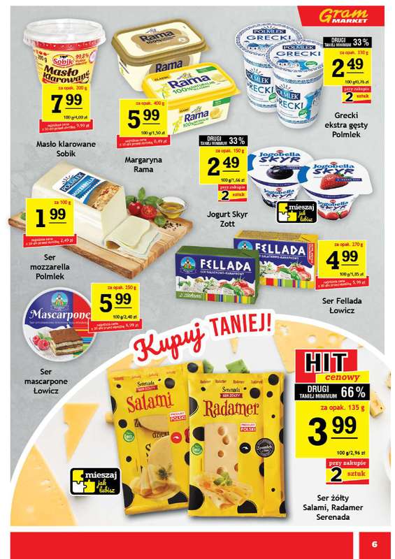Gram Market - gazetka promocyjna Gazetka od środy 03.06 do wtorku 09.06 - strona 6