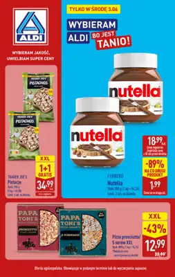 Aldi - gazetka promocyjna Najlepsze oferty na środę w Aldi! od środy 03.06 do środy 03.06