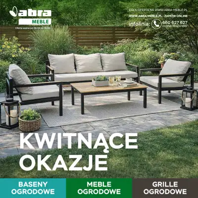 Abra Meble - gazetka promocyjna Kwitnące okazje od piątku 29.05 do wtorku 16.06