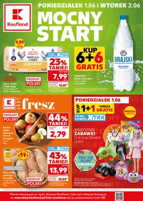 Kaufland - gazetka promocyjna Mocny Start od poniedziałku 01.06 do wtorku 02.06