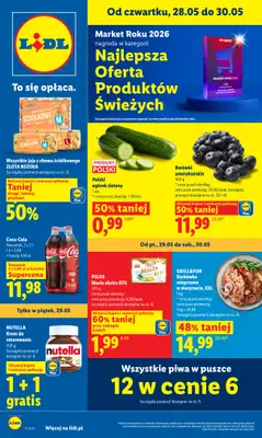 Lidl - gazetka promocyjna Oferta od czwartku od czwartku 28.05 do soboty 30.05