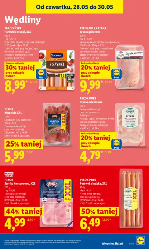 Lidl - gazetka promocyjna Oferta od czwartku od czwartku 28.05 do soboty 30.05 - strona 63