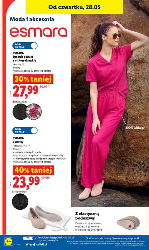 Lidl - gazetka promocyjna Oferta od czwartku od czwartku 28.05 do soboty 30.05 - strona 46