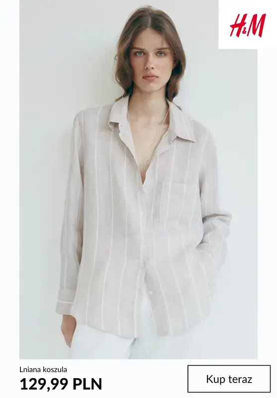H&M - gazetka promocyjna Odzież lniania dla niej od soboty 30.05  - strona 4