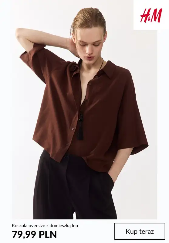 H&M - gazetka promocyjna Odzież lniania dla niej od soboty 30.05  - strona 2